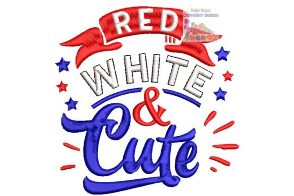 Red White and Cute Embroidery Review