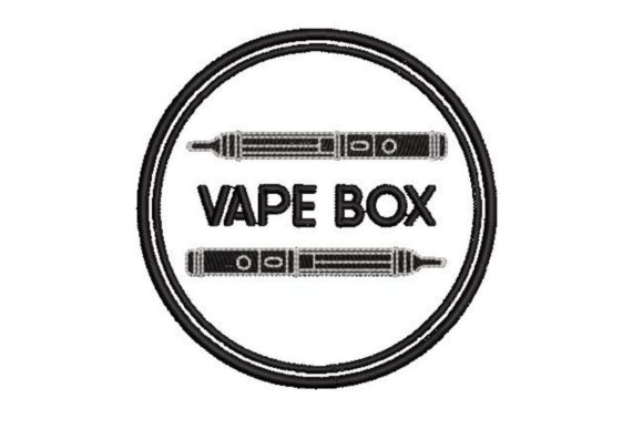 Vape Box Embroidery Design